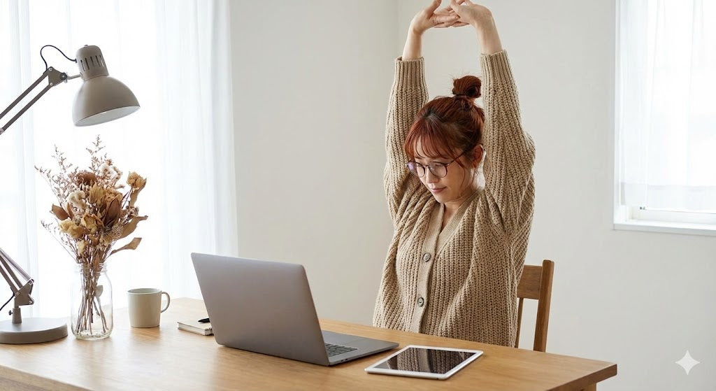 仕事前に即集中力を取り戻す、1分腸ケア